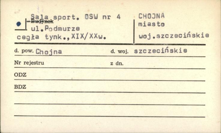 sala sport. OSW, skan 1