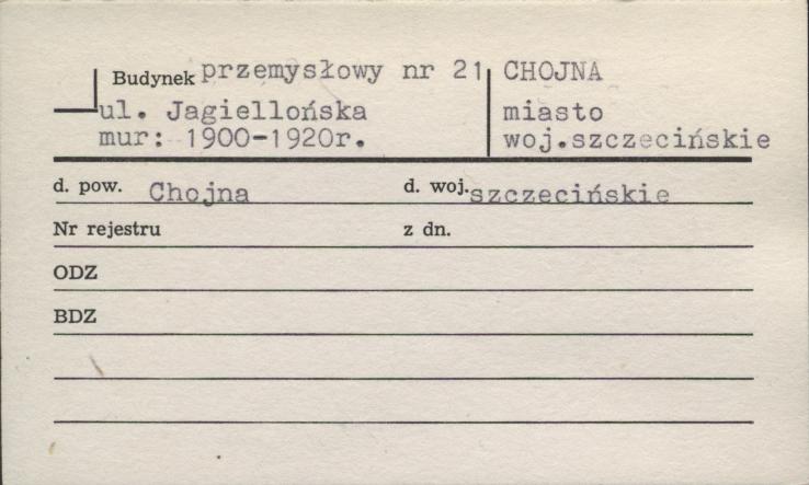 budynek przemysłowy, skan 1