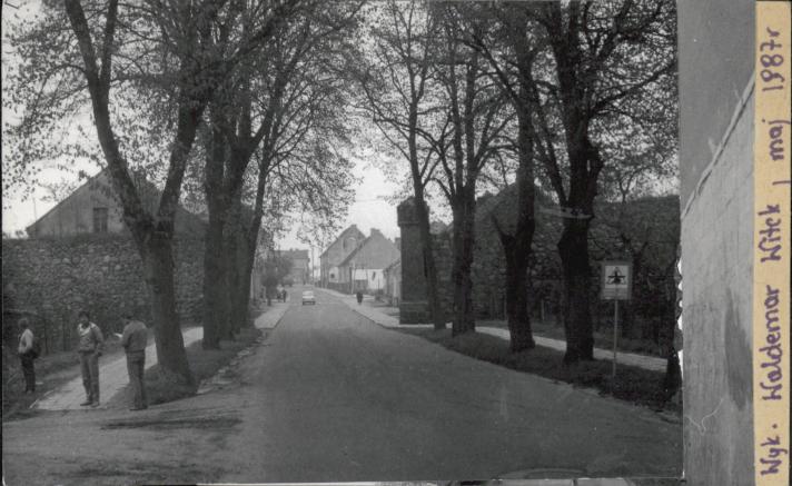 mury miejskie (fragment z bramą wjazdową zachodnią), skan 2
