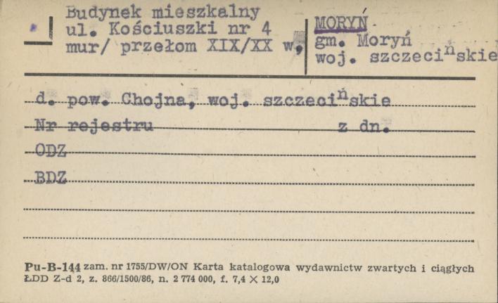 budynek mieszkalny, skan 1