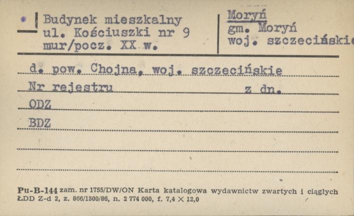 budynek mieszkalny, skan 1