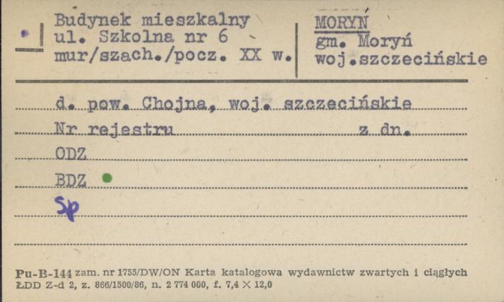 budynek mieszkalny, skan 1