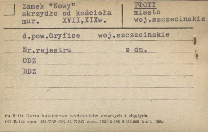 zamek Nowy, korpus główny, skan 6