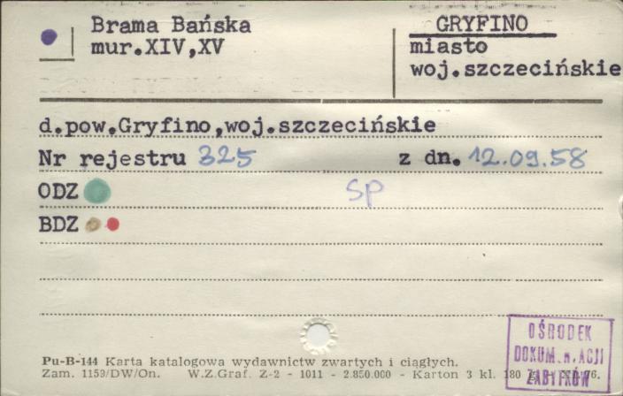 brama Bańska, skan 1