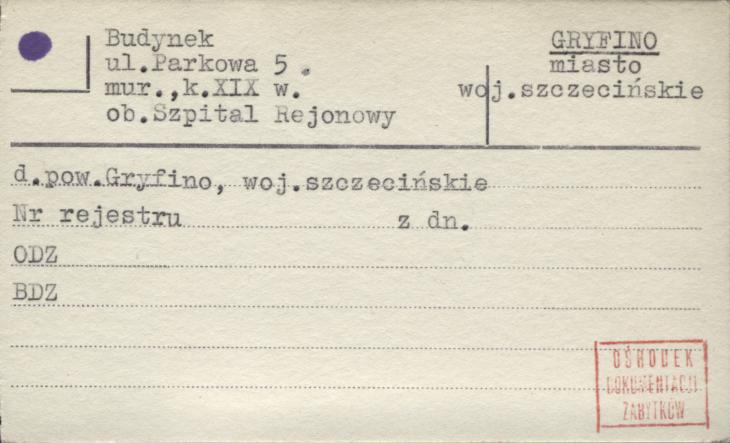budynek, ob. szpital rejonowy, skan 1