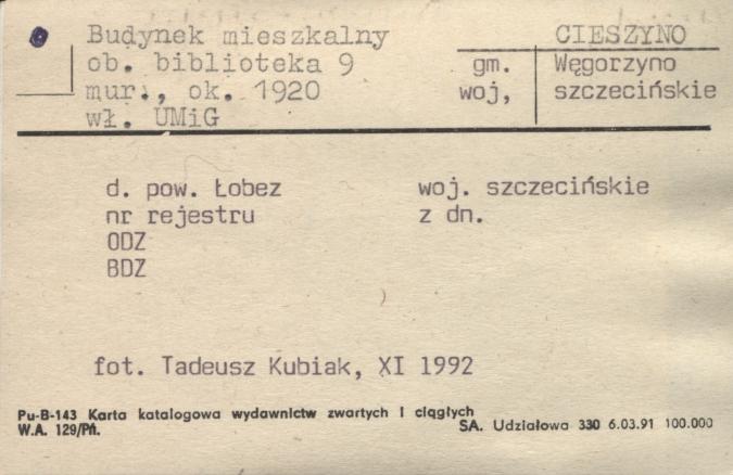 budynek mieszkalny ob. biblioteka, skan 1