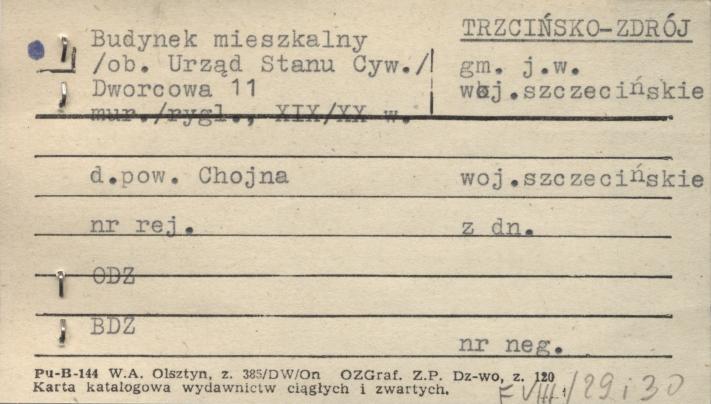 budynek mieszkalny (ob. Urząd Stanu Cyw.), skan 1