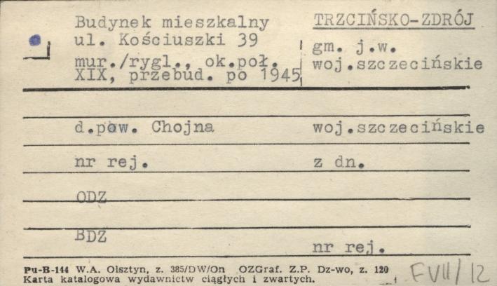 budynek mieszkalny, skan 1