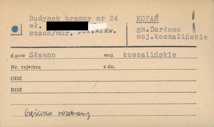 budynek bramny, skan 1