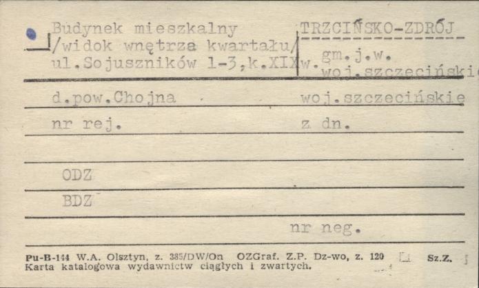 budynek mieszkalny (widok wnętrza kwartału), skan 1
