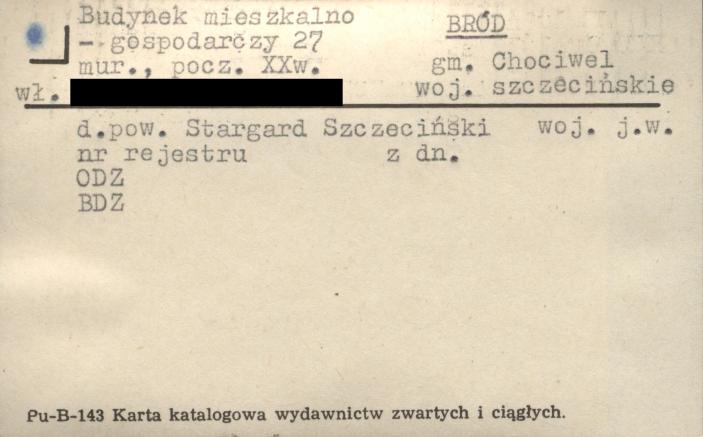 budynek mieszkalno - gospodarczy, skan 1