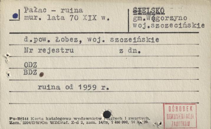 pałac - ruina, skan 1
