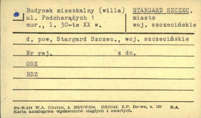 budynek mieszkalny (willa), skan 1