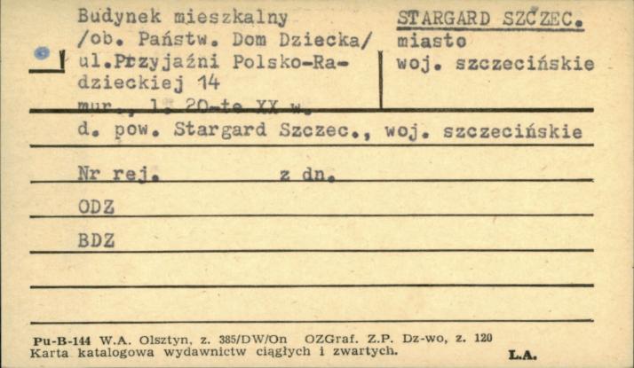 budynek mieszkalny, ob. Państw. dom dziecka, skan 1