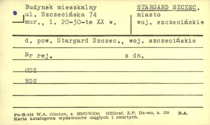 budynek mieszkalny, skan 1