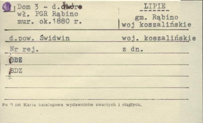 dwór, ob. budynek mieszkalny, skan 1