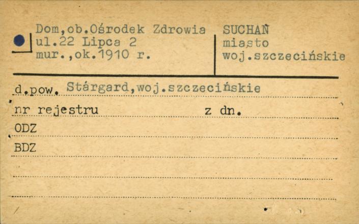 dom, ob. ośrodek zdrowia, skan 1