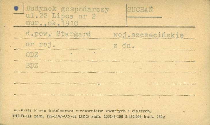 budynek gospodarczy, skan 1
