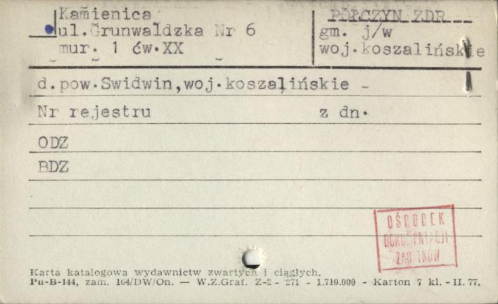 kamienica, skan 1