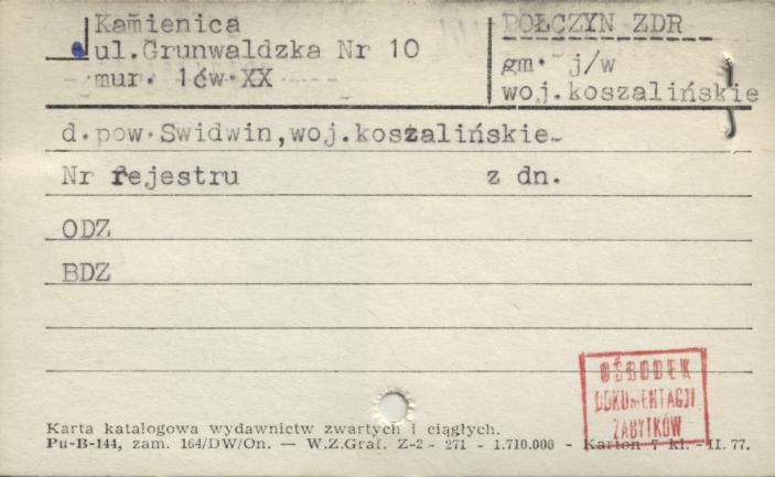 kamienica, skan 1