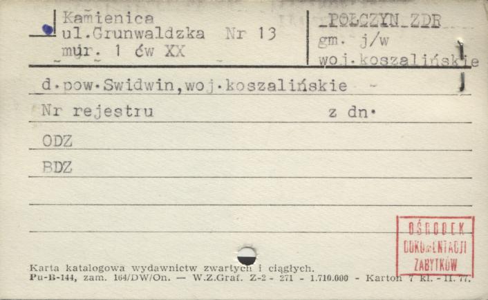 kamienica, skan 1