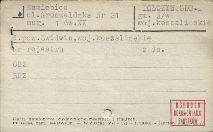 kamienica, skan 1