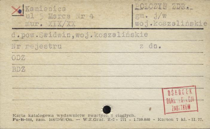 kamienica, skan 1