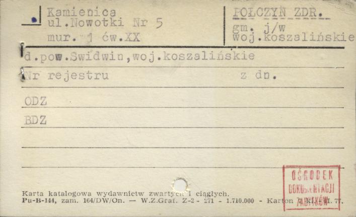 kamienica, skan 1