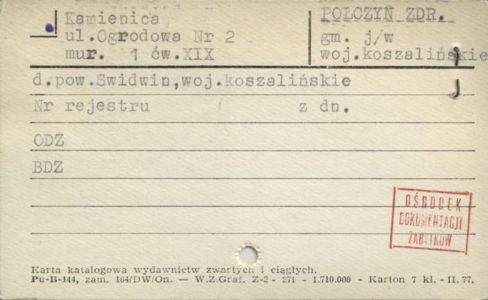 kamienica, skan 1