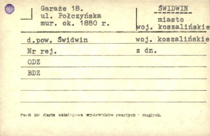 garaże, skan 1