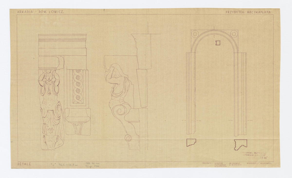 Przybytek Arcykapłana - inwentaryzacja, detale (2), skan 1