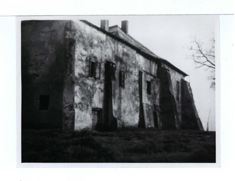 7 fotografii czarno - białych przedstawiajacych miejscowy dwór oraz ogród                                 , skan 7