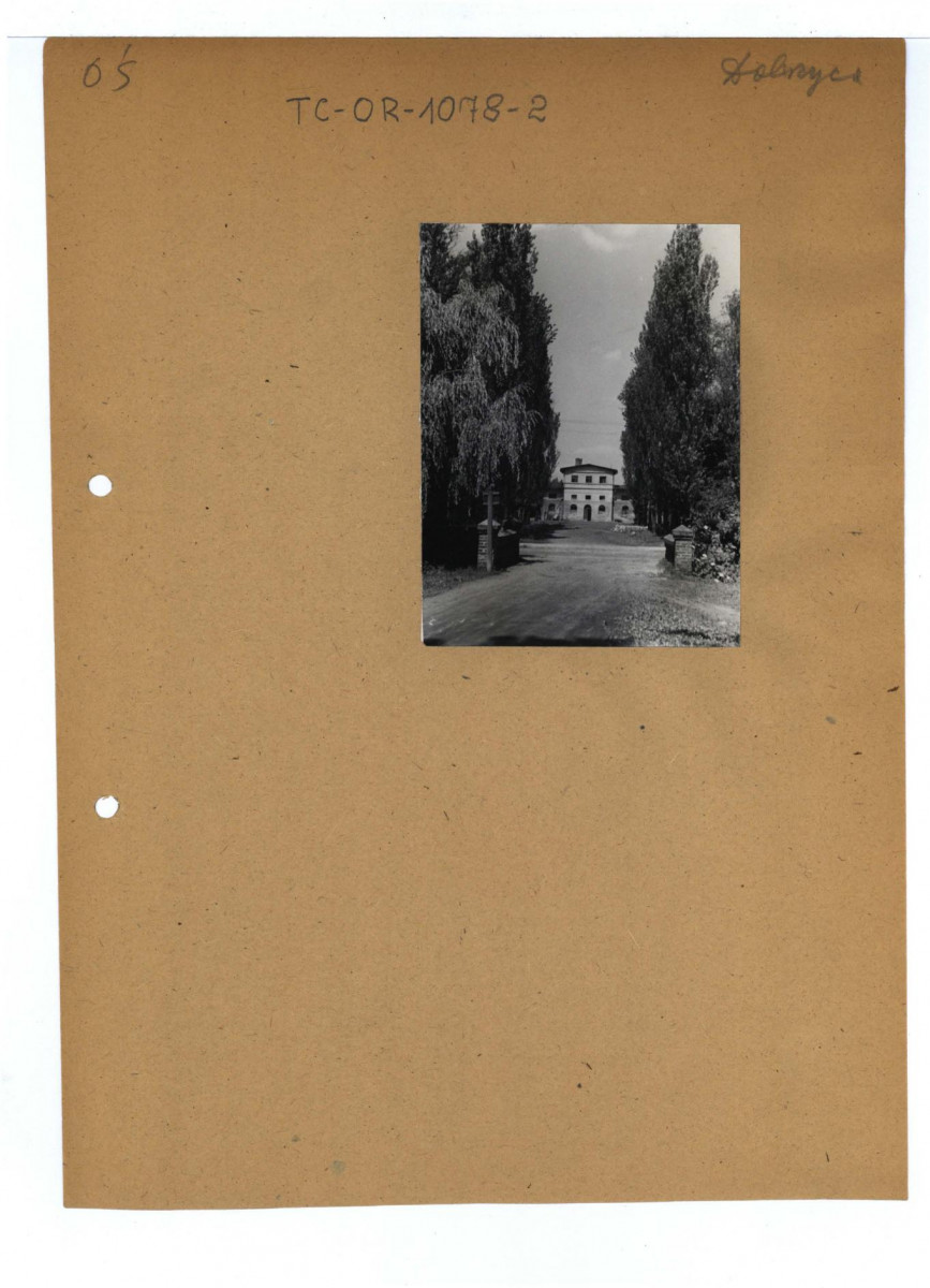 29 plansz z fotografiami czarno-białymi; w tym jedna z dołączonym wycinkiem z prasy bądź książki) z czego 12 przedstawia roślinną substancję parku, 2 plan sytuacyjny, 3 fotografie ilustracji (w tym jednej reprodukcji stalorytu autorstwa hrabiny Raczyńskiej), skan 27