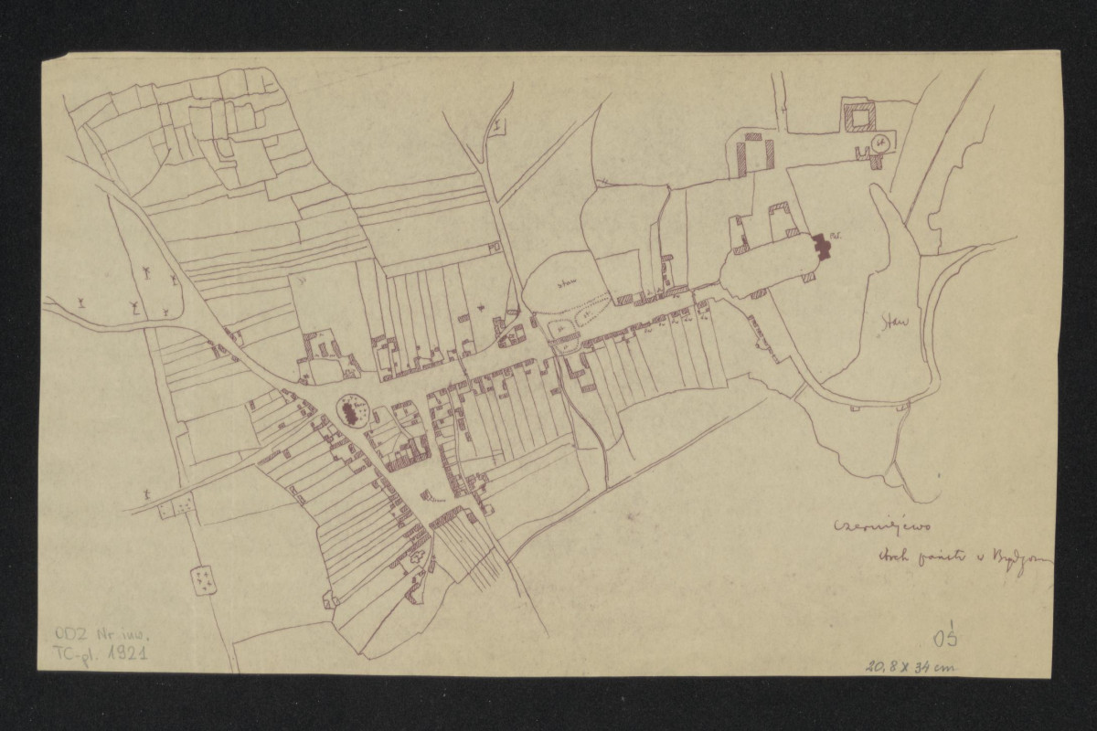 plan miasta (Archiwum Państwowe w Bydgoszczy), skan 1