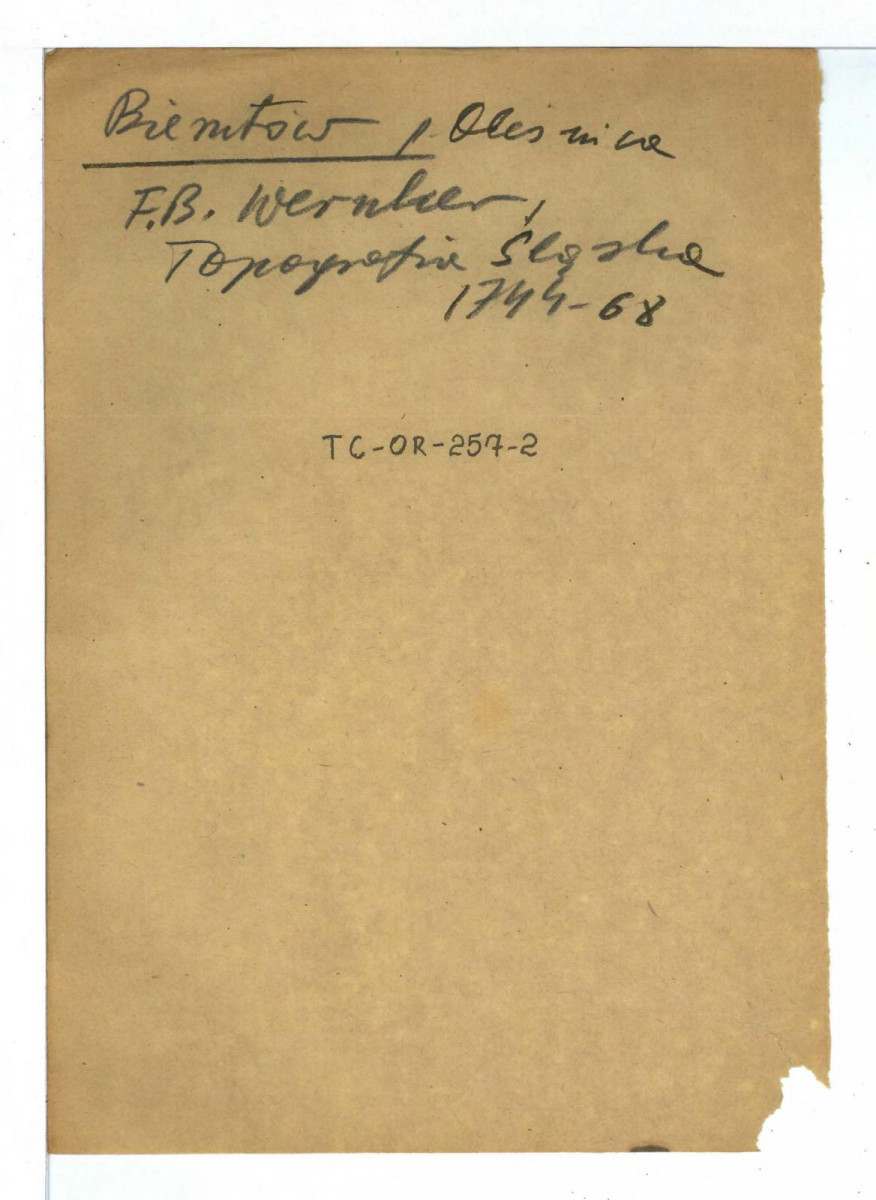 odsyłacz do Wernher Friedrich Bernhard Topografia Śląska, 1744-1768, skan 1