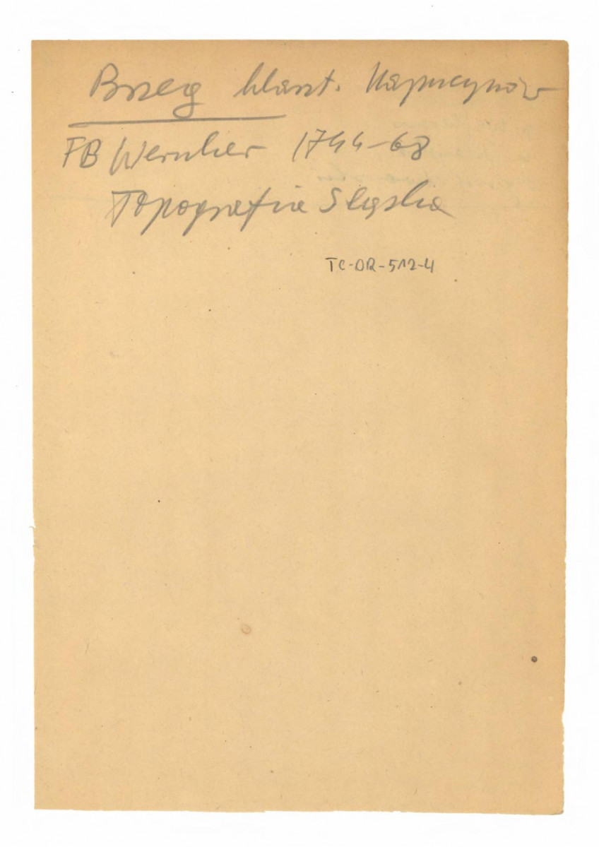 wypis z Wernher F.B., Topografia Śląska, 1744-1768 dotycząca miejscowego klasztoru kapucynów , skan 1