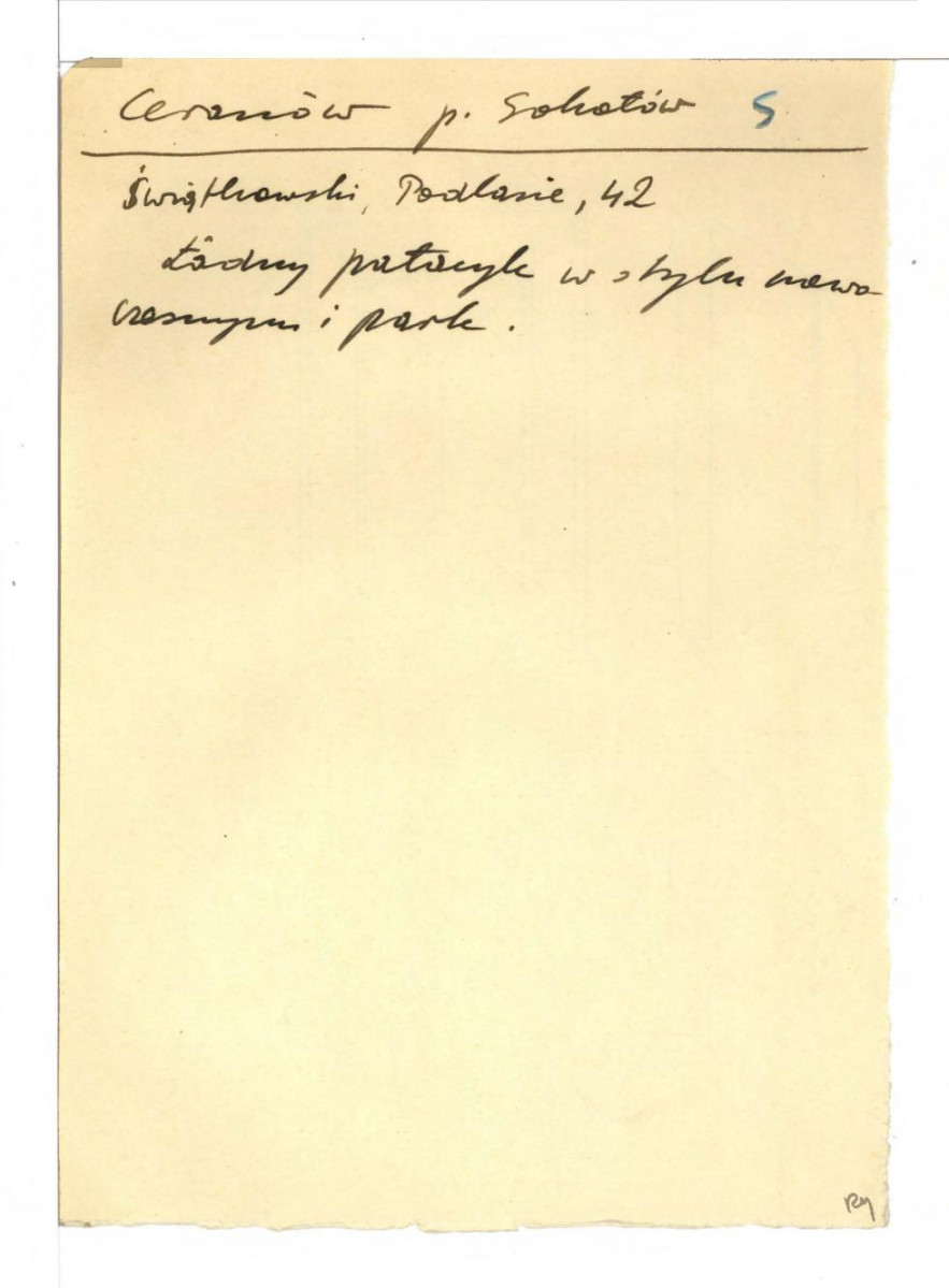 wzmianka na podst. Świątkowski W., Podlasie. Piąta wycieczka po kraju, Warszawa 1929, s. 42                                                                                            , skan 1