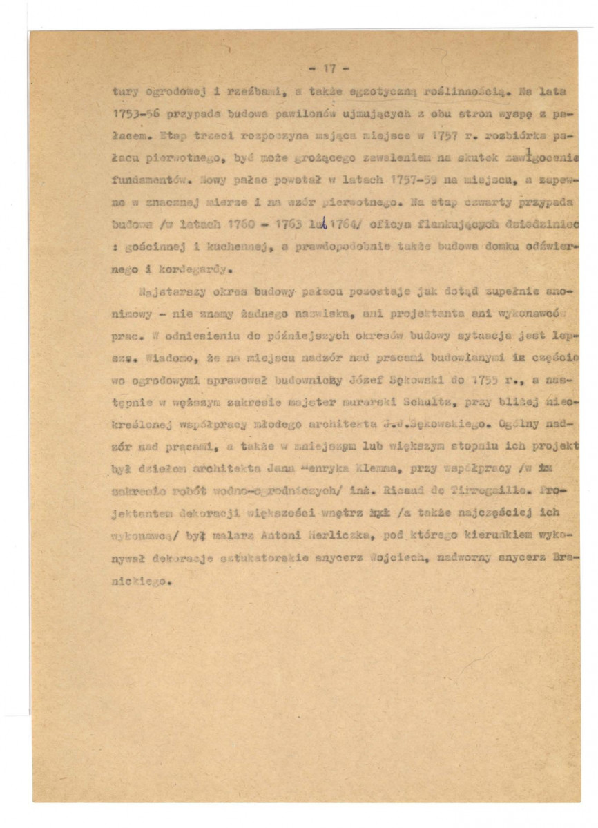 Żyłko E., Założenie pałacowo-parkowe w Choroszczy, woj. białostockie, powiat Białostocki, październik 1962, skan 19
