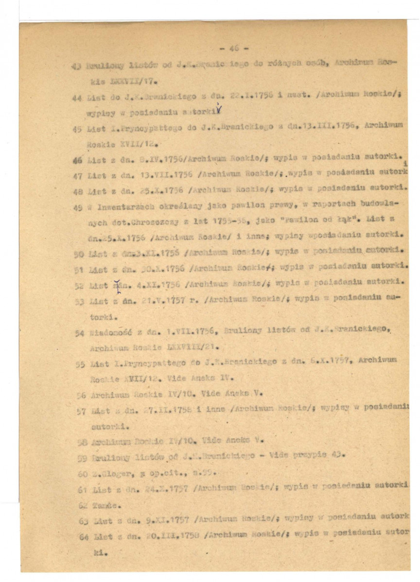 Żyłko E., Założenie pałacowo-parkowe w Choroszczy, woj. białostockie, powiat Białostocki, październik 1962, skan 48