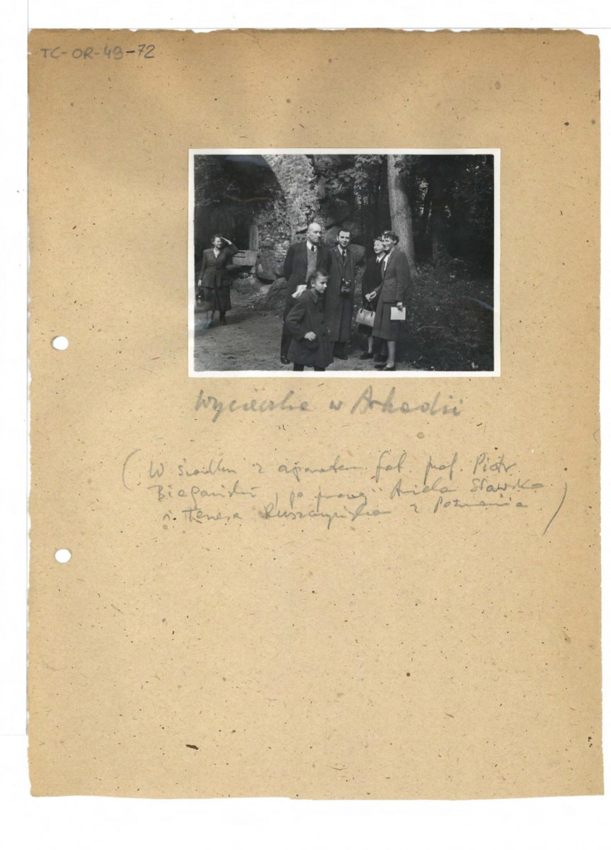 fotografia czarno-biała, wycieczka w Arkadii, skan 1