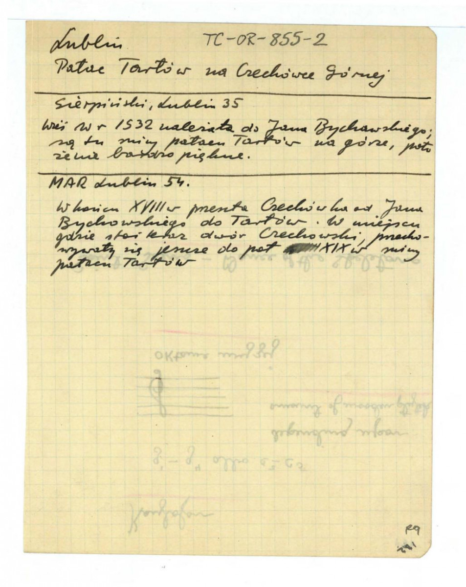 wypis z Sierpiński S.Z., Obraz miasta Lublina, Warszawa 1839, s. 35; Ronikierowa M., Ilustrowany przewodnik po Lublinie, Warszawa 1901, s. 54, skan 1