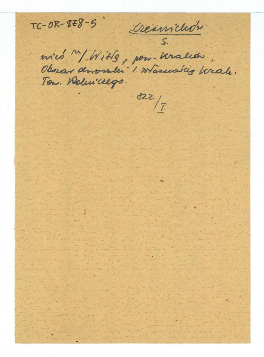 wypis z Kwestionariusz Ministerstwa Kultury i Sztuki z 1957 r. , skan 2