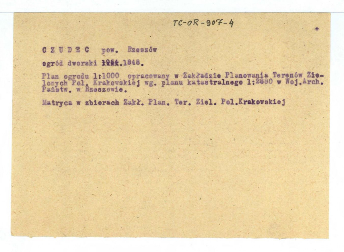 fiszka kartograficzna                           , skan 1