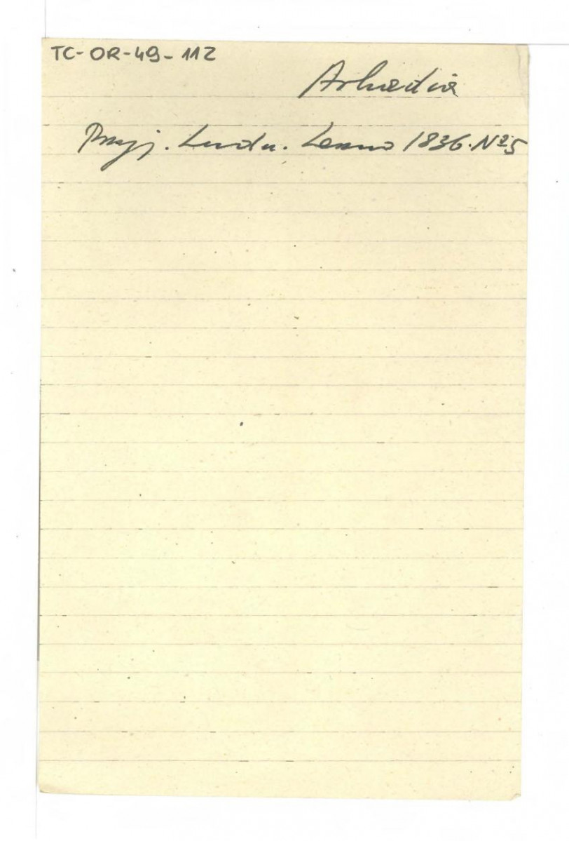 odsyłacz do czasopisma Przyjaciel Ludu nr 5, 1836, skan 1