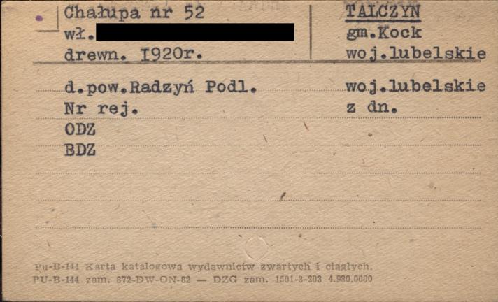 chałupa, skan 1