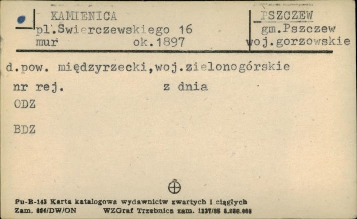kamienica, skan 1