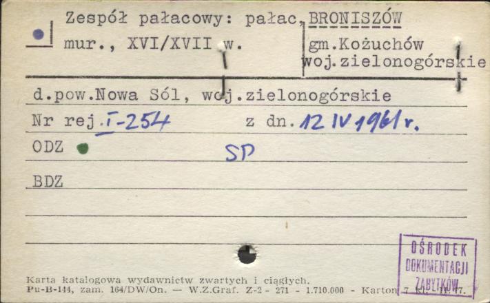 zespół pałacowy: pałac, skan 1