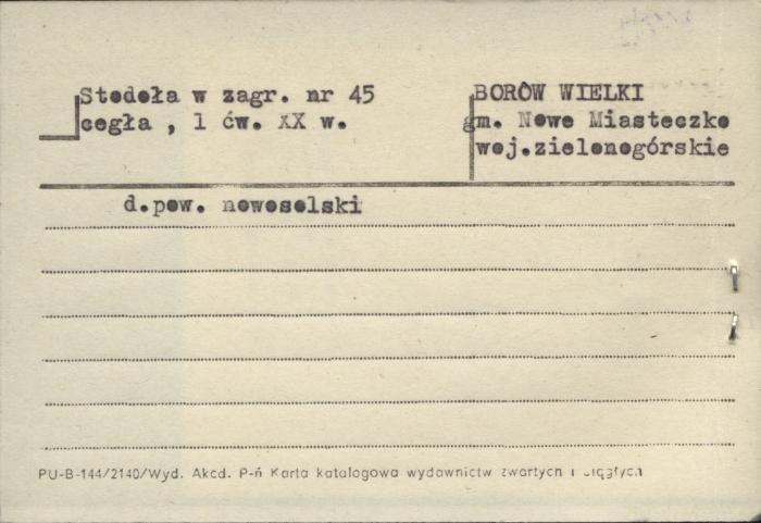 stodoła w zagrodzie, skan 1