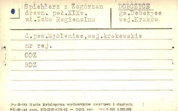 spichlerz z Zagóran, skan 1