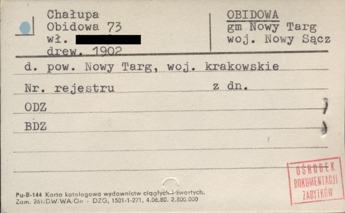 chałupa, skan 1
